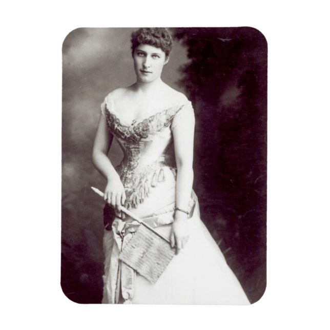 Lily Langtry (1853-1929) darstellend am Haymark Magnet (Vertikal)