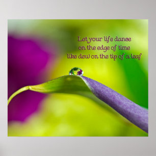 Lily Leaf Poster