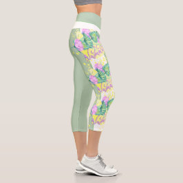 Lily / Namaste Yoga (grün) Leggings Capri