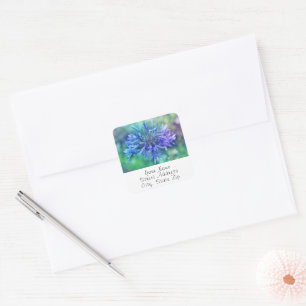 'Lily of the Nile' Labels Quadratischer Aufkleber
