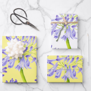 Lily of the Nile on Wrapping Paper Set Geschenkpapier Set