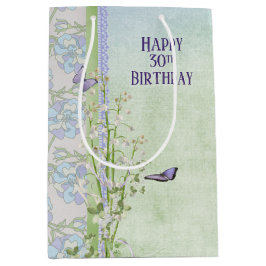 Lily of the Valley 30. Geburtstag Mittlere Geschenktüte