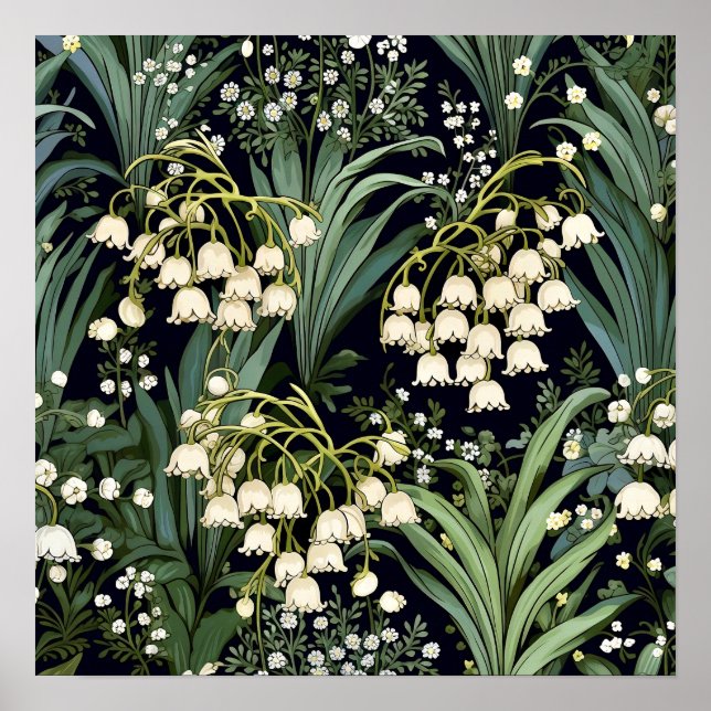Lily of the Valley Art Print Poster (Vorne)