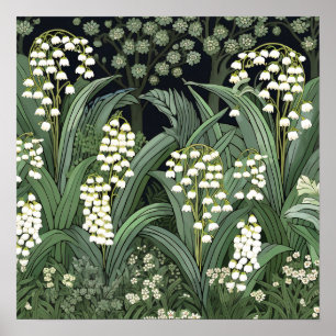 Lily of the Valley Art Print Poster