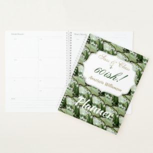 LILY OF THE VALLEY BLUME MIT MONOGRAMM PLANER
