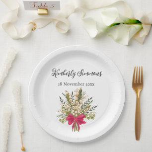 Lily of the Valley Bouquet Pappteller