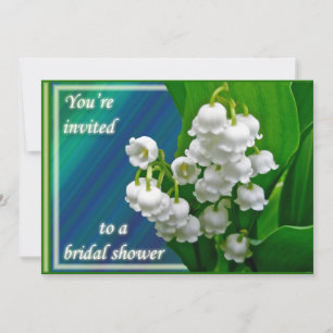 Lily of the Valley Bridal Duwer Einladung