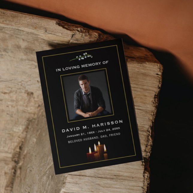 Lily of the Valley Custom Foto Beerdigung Beileid (Von Creator hochgeladen)