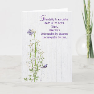 Lily of the Valley Danke für den Freund Karte