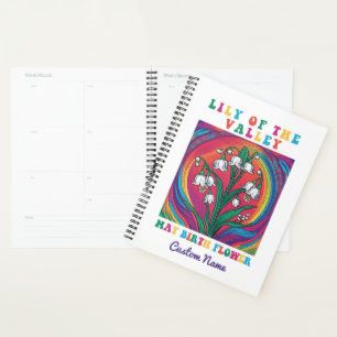 Lily of the Valley Elegant May Birth Month Blume Planer