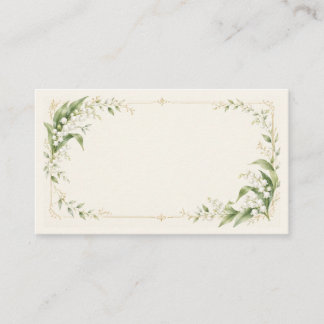 Lily of the Valley Enclosure Card Begleitkarte