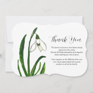 Lily of the Valley Floral Beerdigung Tod Vielen Da Einladung