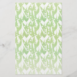 Lily of the Valley Floral Pattern Briefpapier