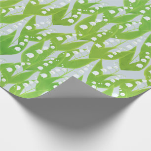 Lily of the Valley Floral Pattern Geschenkpapier