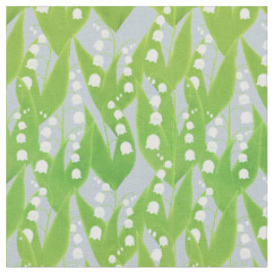 Lily of the Valley Floral Pattern Stoff