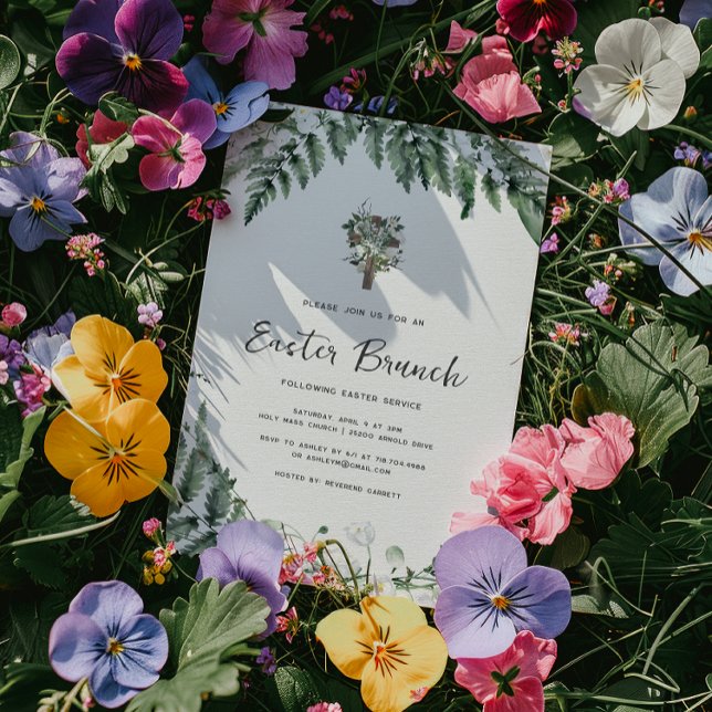 Lily of the Valley Greenery | Rustikales KreuzOste Einladung (Von Creator hochgeladen)