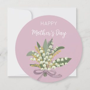 Lily of the Valley Happy Mother Day Feiertagskarte
