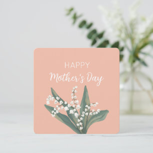 Lily of the Valley Happy Mother Day Feiertagskarte