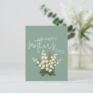 Lily of the Valley Happy Mother Day Postkarte
