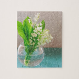 Lily of the valley in vase puzzle