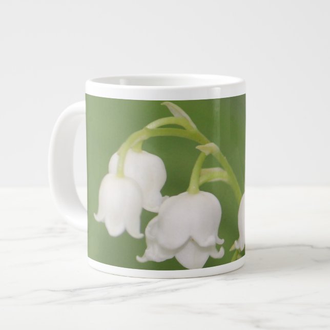 Lily of the Valley Jumbo-Tasse (Vorderseite Links)