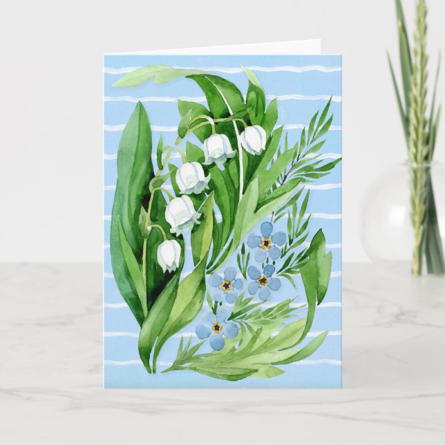 Lily of the Valley Karte (Vorderseite)