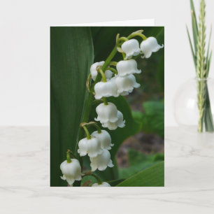 Lily-of-the-Valley-Karte Karte