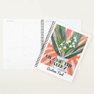 Lily of the Valley May Birth Month Blume Modern Planer