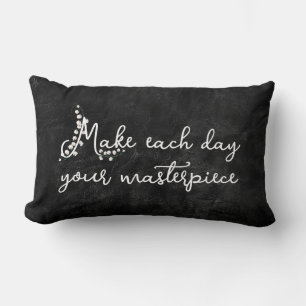 Lily of the Valley mit Zitat Lendenkissen