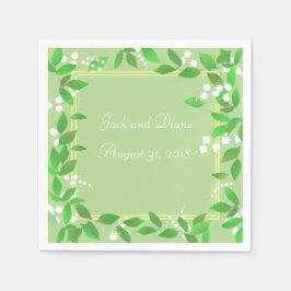 Lily of the Valley Napkins Serviette