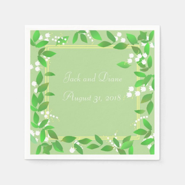 Lily of the Valley Napkins Serviette (Vorderseite)