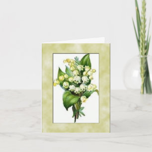Lily of the Valley-Notecard Karte
