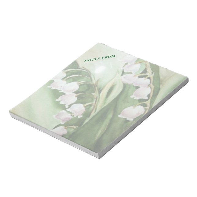 LILY OF THE VALLEY NOTIZBLOCK (Rotiert)