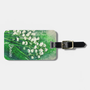 Lily of the Valley Personalisiert Luggage Tag Gepäckanhänger
