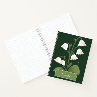 Lily of the Valley Personalisiert Spiral Notebook Notizbuch