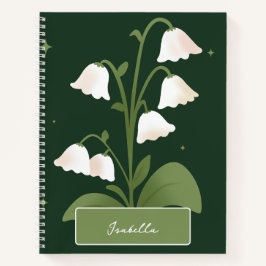 Lily of the Valley Personalisiert Spiral Notebook Notizbuch