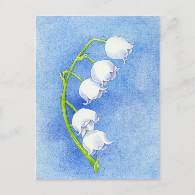 Lily of the Valley Postcard Postkarte (Vorderseite)