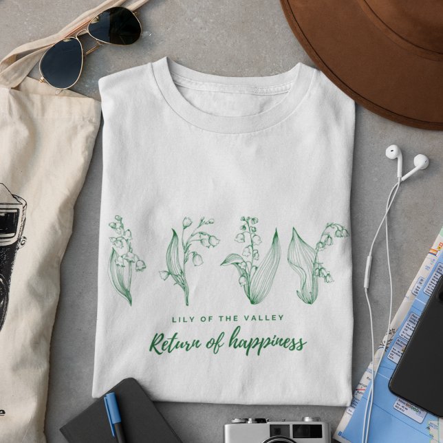 Lily of the Valley Rückkehr des Glücks T-Shirt (Von Creator hochgeladen)