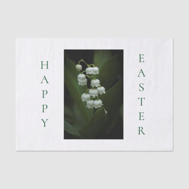 Lily of the Valley Seidenpapier (Vorderseite)