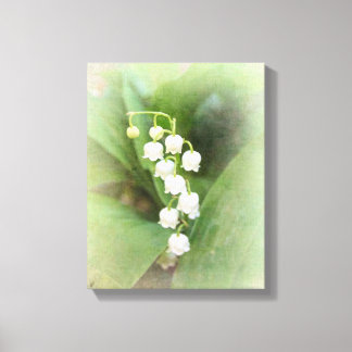 Lily of the Valley Stretched Canvas Print Leinwanddruck