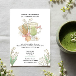 Lily of Valley Matcha Im Himmel Geschaffene Paarsc Einladung
