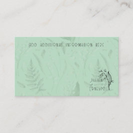 Lily of Valley mit Ferns | Weich grün mit Grafik Begleitkarte