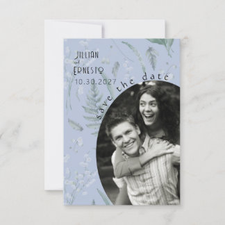 Lily of Valley | Periwinkle Blue - Save the Date