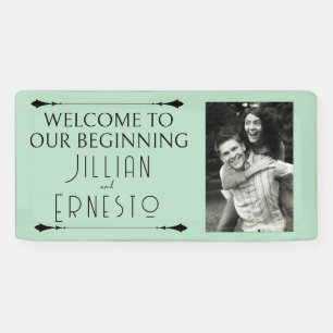 Lily of Valley   Weich grün mit Foto Banner