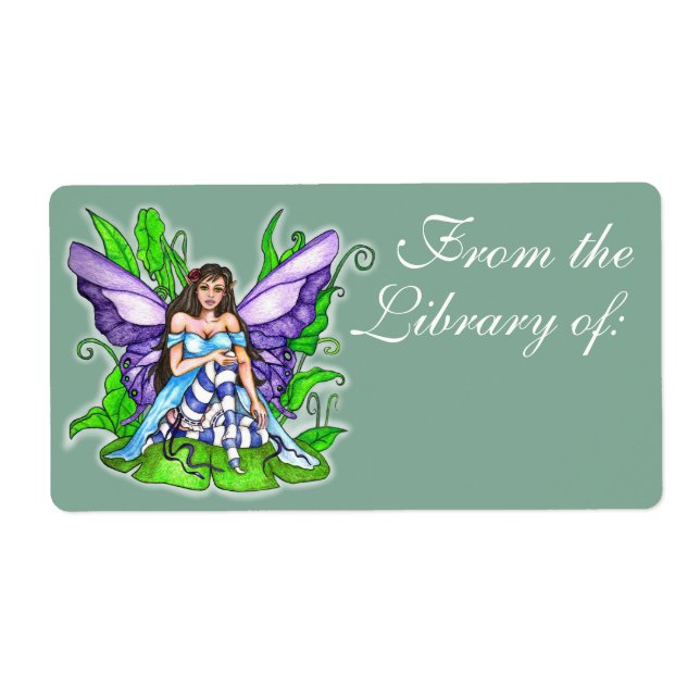 Lily Pad Fairy Book Label (Vorne)