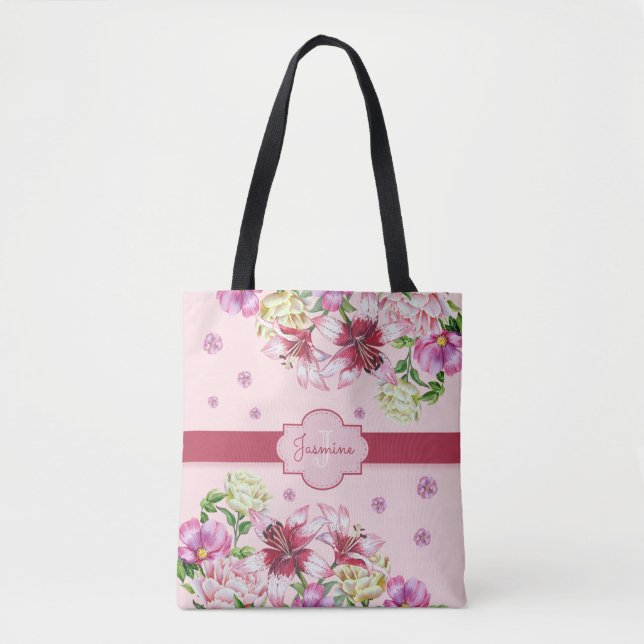 Lily & Peony Floral Pink (Vorderseite)