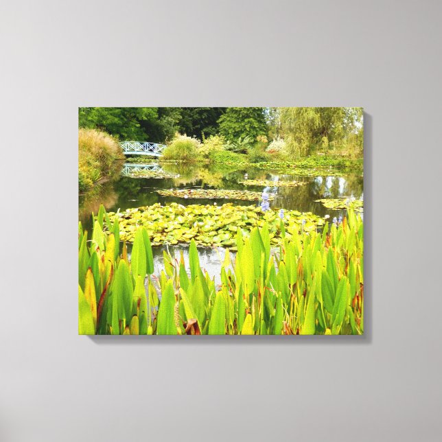 Lily Pond Canvas Print Leinwanddruck (Vorderseite)