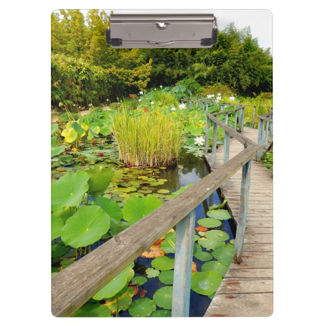 Lily Pond Clipboard Klemmbrett (Vorderseite)