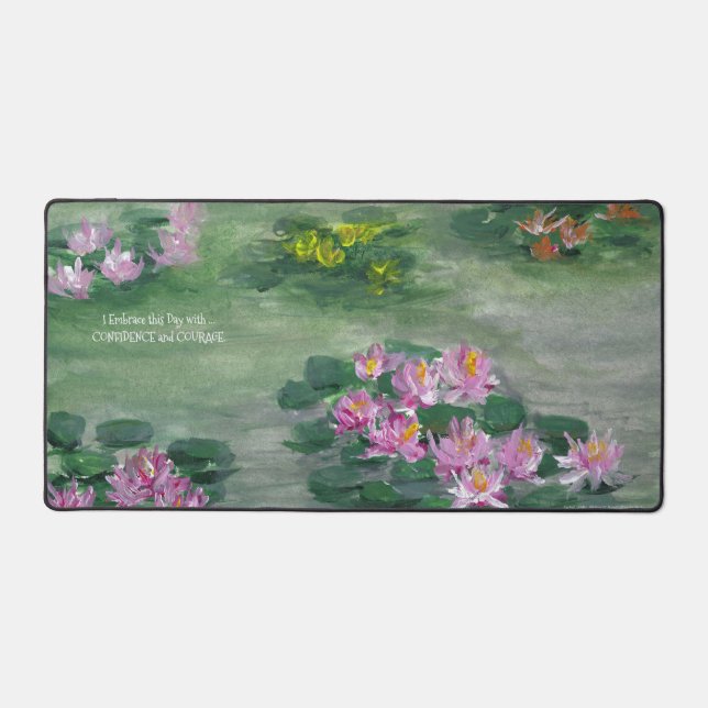 "LiLy Pond"-Design Schreibtischunterlage (Vorderseite)
