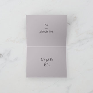 *'LiLy Pond' Design, Sie sind ein schönes Sein, Karte